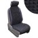 Syden seat Alcantara SkyWay Expensiv black, gold line), S01302017