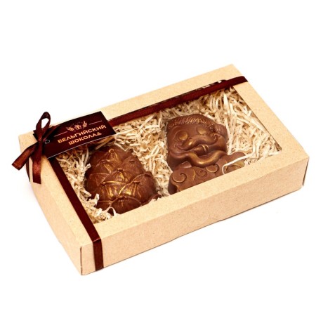 Chocolate figures "Bump and snake 2025", 160 g-1