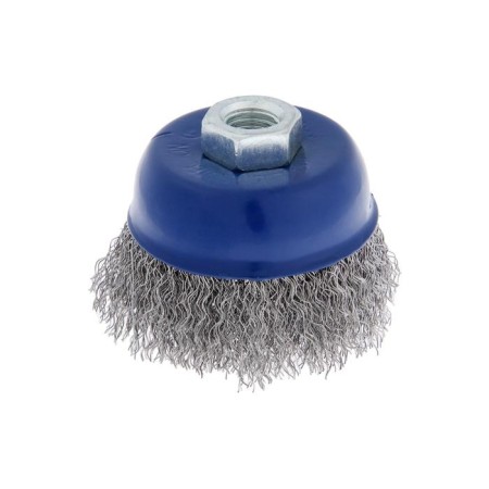 Metal brush for ushm tundra, "cup", M14, 75 mm