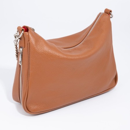 Women's bag Miss Bag with a zipper, external pocket, redhead-1