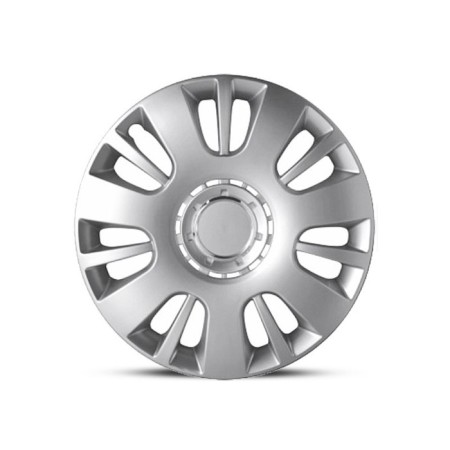 Wheel caps Autoprofi R14, PP plastic, adjusting rim, metallic, 350 mm, 4 pcs-1