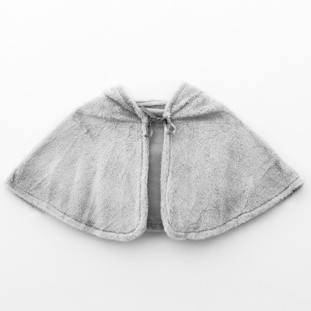 Carnival cape "Hare", height 104-128 cm, gray-3