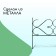 Decorative fence, 51 × 320 cm, 5 sections, with plugs, metal, green, "cottage"