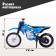 Enduro motorcycle, metal, with interchangeable wheels, 1:18, MIX color