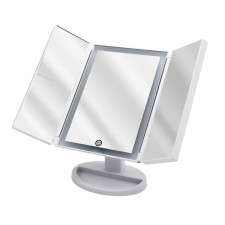 Cosmetic desktop mirror Vivian M 1x/2x/5x-lucid, LED sensor, USB, white