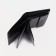 Male purse without fastening, 2 in 1, for auto documents, for bills, for cards, for coins, black color Black