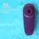 Vacuum-wave clitoris stimulator, 7 modes, USB, IP65, Soft silicone, purple