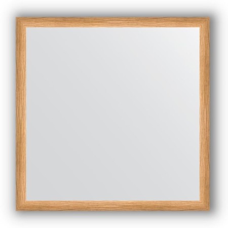 Mirror in the baguette frame - maple 37 mm, 70 x 70 cm, EvoForm