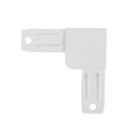 Connecting, metal, white corner-1