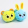 A rattle - a bracelet developing "animals", a set of 2 pcs.