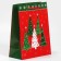Laminated vertical "Christmas tree", MS 18 x 23 x 8 cm, New Year