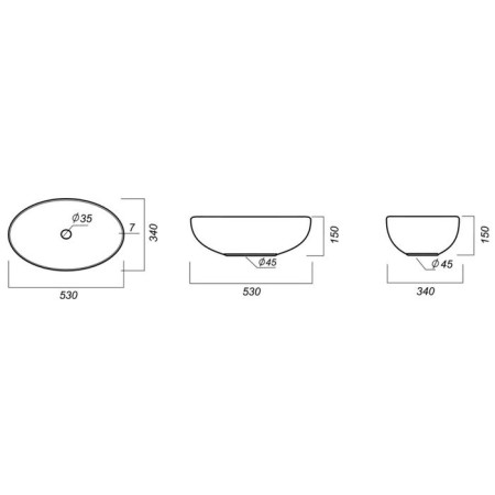Washbasin Ringo Slim, invoice, white-1