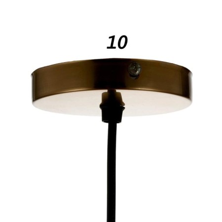 Lamp Bayerlux 1240/1 E27 40W gold 26x26x15.5-115.5 cm-3