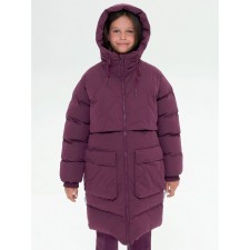 Coat for girls, height 158 ​​cm, purple color
