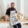 Apron "Ethel" main meat 73x71 cm, 100% HL, sarzha 190 g/m2