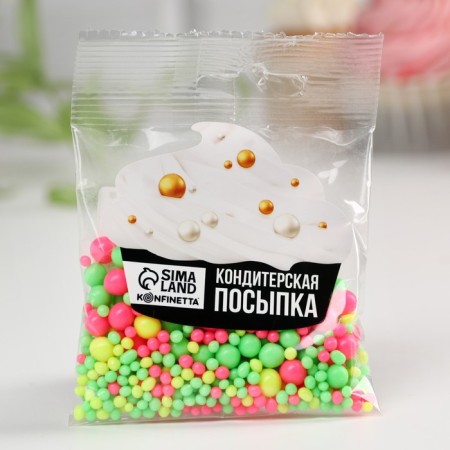 Sprinking is soft: green, yellow, pink, 25 g.-2