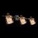 Sconces Citilux "tavern" CL542632, 58x18 cm, 3x60W, e14, black color