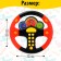 Musical steering wheel “Racer No. 1”, light and sound effects, Russian voice acting, mix