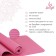 Sangh yoga rug, 183 × 61 × 1 cm, pink color