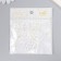 Beads Plastic "Ball with faces" transparent set 10 grams 0.7x0.7x0.5 cm