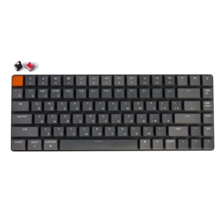 Wireless mechanical ultra -thin keyboard Keychron K3, 84 keys, RGB backlight, R 108244