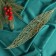 Decor shine "leaf-net" 40 cm, mix