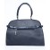 Bag Female natural suede, blue 35x13x25 cm