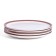 Set of plates Arya Home Stoneware, D = 26.3 cm, 4 pcs, brown color