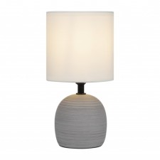 RIVOLI SHERON 1CHA14, 40 W Cramics Table lamp with a lampshade