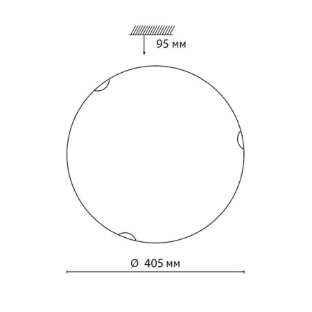 Ammonite LED 48W 4000K D405 IP20 lamp-4