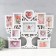 Multi -chamber with the clock "Tree" Plastic, 9 photos (10x15/6 pcs, 10x10/2 pcs, 13x13/1 pcs) cv. white