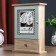 Keywood tree 6 hooks with a box "Palm sheet and Greek pattern" 29.5x21x8 cm