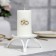 Candle-cylinder Wedding "Engaping Rings", 5x9.5 cm, white, home, handmade