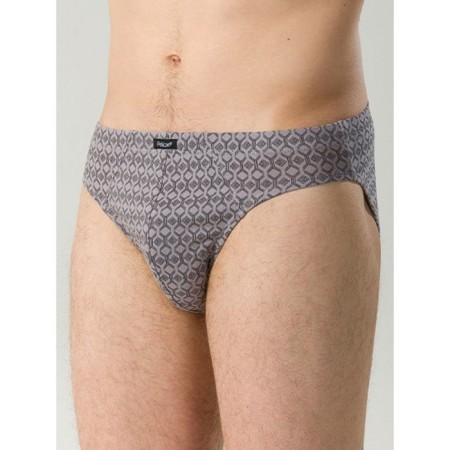 Men's panties, size l, khaki color, gray, 2 pcs-1