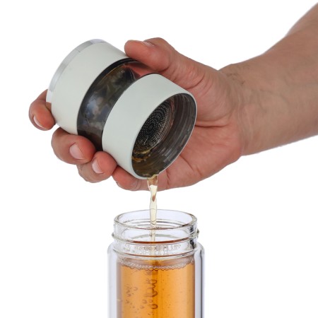 Thermos-cabinet, 420 ml, with thermometer, white-8