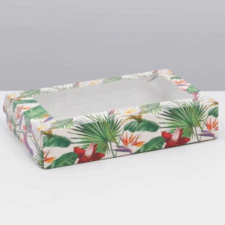 Confectionery packaging, a box with lamination "Tropics", 20 x 12 x 4 cm-1