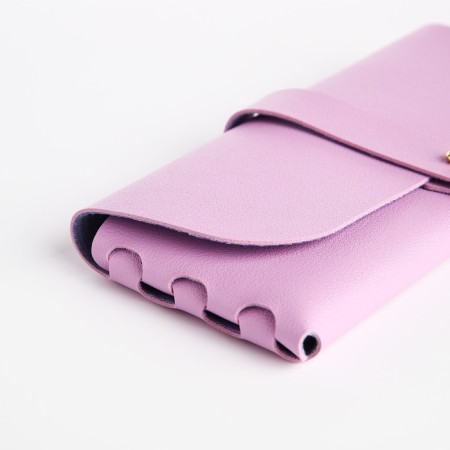 Case for glasses on the clue, lilac color-2