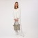 Luggage bag on lightning, 2 external pockets, color gray color