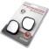 Mirrors of the dead zone 4.8x4.8 cm, 2 pcs, adjustable