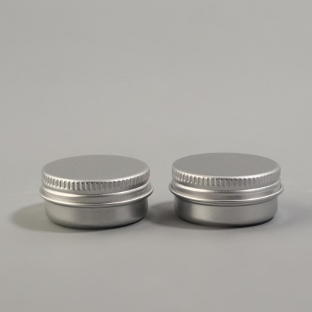Storage jar, packing 2 pcs, 7 ml, silver color-1