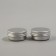 Storage jar, packing 2 pcs, 7 ml, silver color