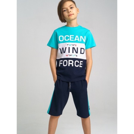 Set for a boy PlayTode: T -shirt and shorts, height 170 cm-3