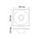 Lamp Cail, 50 W, GU10, white color, D = 305mm