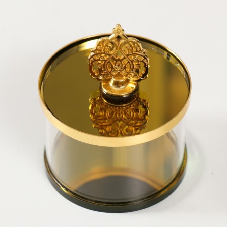 Casket glass "Olympias" 6x6x8 cm-2