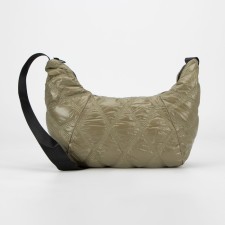 Cross-Bodi bag, lightning department, long belt, green color