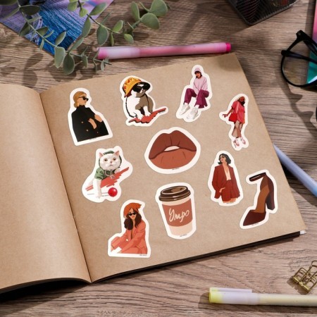 A set of paper stickers "Style", 10 pcs-3