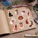A set of paper stickers "Style", 10 pcs