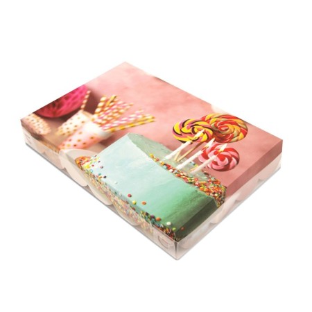 Box for cookies, "sweets for the holiday", 22 x 15 x 3 cm-1