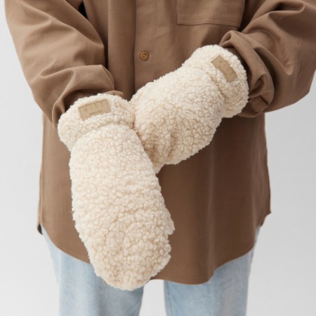Women's mittens for lawsuit. Mehu Mist, rr. 26cm, beige