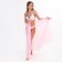 Pareo female, light pink color, size 120x170 cm